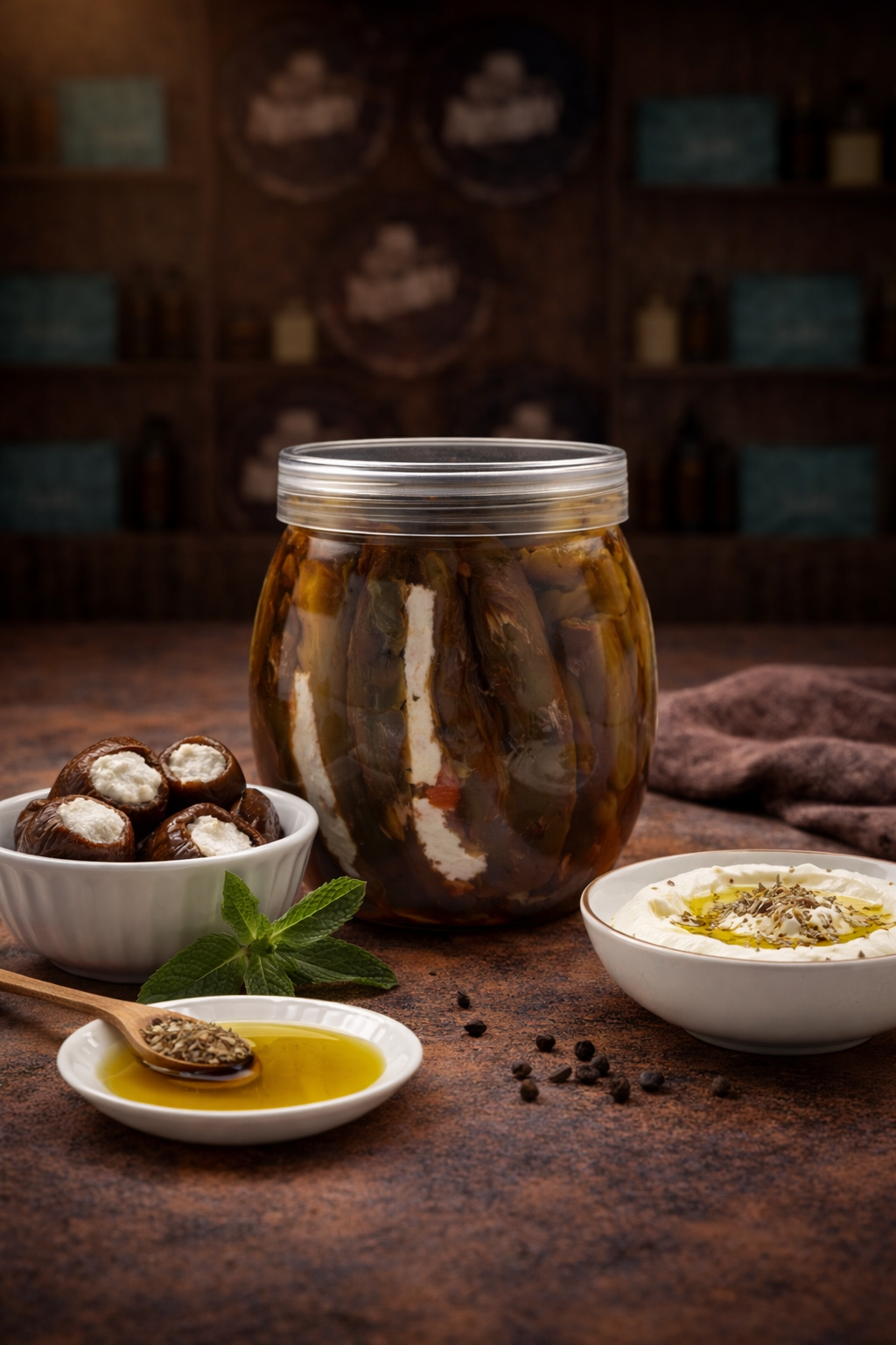 برجر المقدوس محشي لبنة