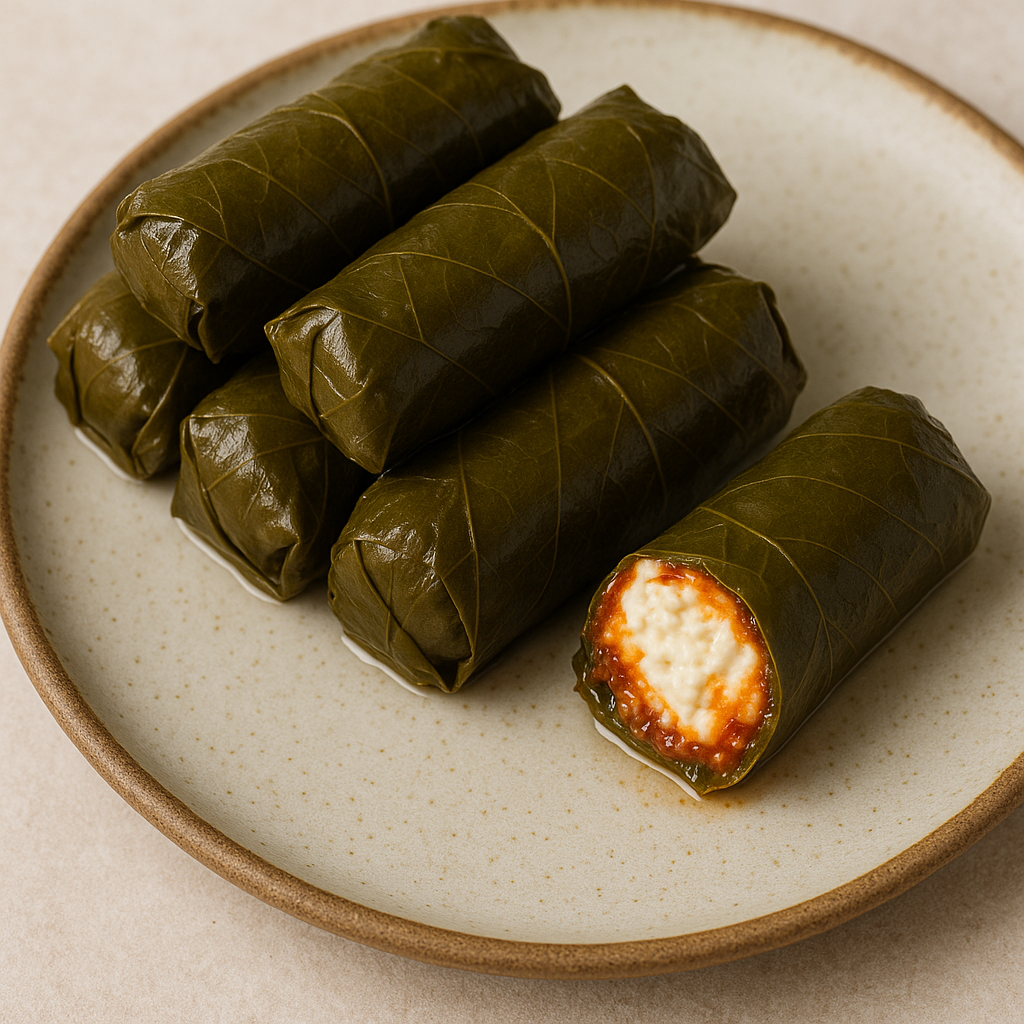 ورق عنب محشي خلطة سبايسي ( الترند الجديد 🔥🤤)