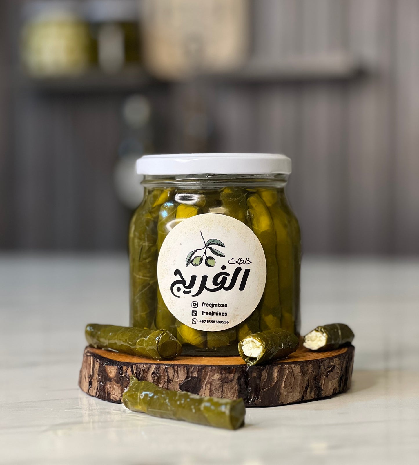 ورق عنب محشي لبنة