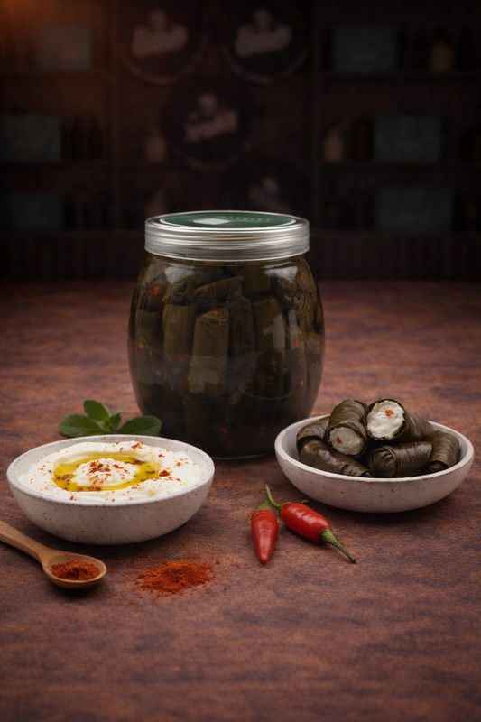 ورق عنب محشي خلطة سبايسي ( الترند الجديد 🔥🤤)