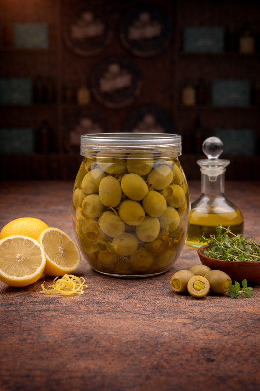 زيتون محشي ليمون 🍋