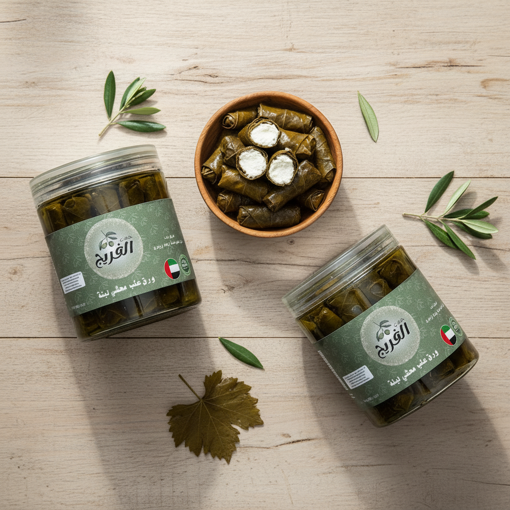 ورق عنب محشي لبنة