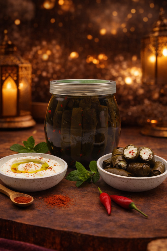 ورق عنب محشي خلطة سبايسي ( الترند الجديد 🔥🤤)